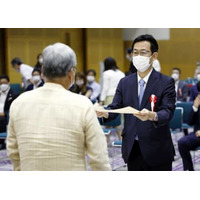 参院選比例代表で当選証書