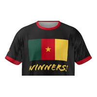 W杯敗退のカメルーン代表、歓喜の「WINNERS」Tシャツを発売する