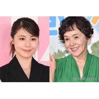 有村架純「海のはじまり」共演・大竹しのぶの舞台見学 密着2ショットに反響