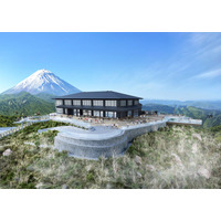 箱根・大涌谷駅に新展望エリア「ちきゅうの谷」大地の息吹感じるデッキ＆マルシェで軽食も