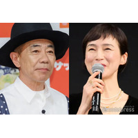 とんねるず木梨憲武、妻・安田成美の朗読劇へ「奥様のポスターと写真撮るの可愛い」「ずっとラブラブ」の声