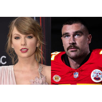 テイラー・スウィフト、恋人・トラヴィス選手との婚約発表 キス寸前密着ショット公開