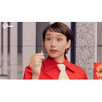 白本彩奈「ポッキー」新イメージキャラクターに決定 赤衣装で初々しい表情・歌声披露