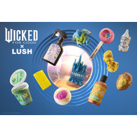 『ウィキッド 永遠の約束』×「LUSH」がコラボ、エルファバやグリンダの限定バスアイテム登場