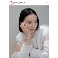 飯豊まりえ、透明感あふれる笑顔SHOTにファンうっとり「美肌」「最高に美しい」