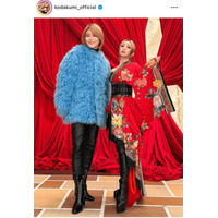 倖田來未、氷川きよしと仲良くパシャリ！『FNS歌謡祭』オフショに反響「大好きなコンビ」「眩しいです」