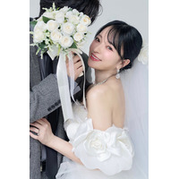 結婚発表のヘラヘラ三銃士さおりん、お相手とのウエディングフォト初公開「美しすぎます」「旦那さんのかっこよさが滲み出てる」の声