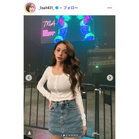 広島カープ小園海斗選手の妻・渡辺リサ、娘2人の姿公開「お揃いコーデ可愛い」「お人形さんみたい」の声