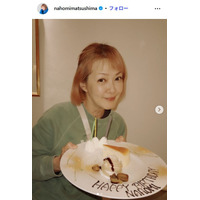 松嶋尚美、娘の“金賞受賞”書き初め公開 苗字にも注目集まる