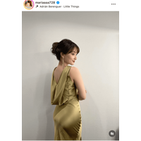 「スタイル抜群」谷まりあ、美ボディライン際立つゴールドドレスSHOに反響「めっちゃセクシー」