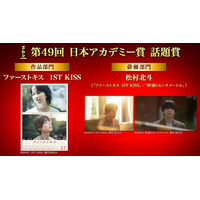 SixTONES松村北斗がトリプル受賞「第49回日本アカデミー賞」話題賞発表