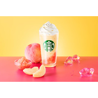 【スタバ新作】カスタマイズ型フローズンフラペチーノに「完熟白桃」登場 ベースにはフルーツミックスが新加入
