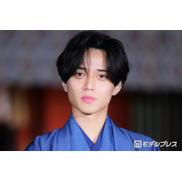 キンプリ永瀬廉、華やか和装姿で登場 自身は“早さの鬼”と自称するも「横の赤い子が、もっと早くて」【鬼の花嫁】