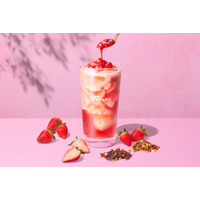 スターバックス ティー＆カフェ新作「ストロベリー ＆ ダブル ティー フローズン」3月9日登場 2種類のティーが主役