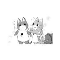 「何これ!?」玄関を開けるとエプロン姿の猫が…！今日お願いした家事代行のお手伝いさん？【家政婦よんだら猫がきた #３】