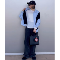 そろそろ【ユニクロ】シアーＴをワードローブに。レイヤードコーデで一気に春感が増す大人のデニムスタイル【40代の毎日コーデ】