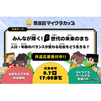 第8回マイクラカップ、人口問題がテーマ…単独応募も可能に