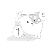 「妖怪？それとも妖精？」きのこの下から現れたのは、犬みたいな謎の生き物だった【きのこいぬ #２】