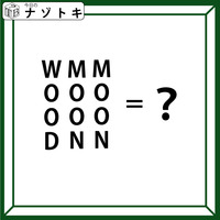 クイズです！「このアルファベットは何を表す？」縦に読むと単語になっているようですね【難易度LV.３・中辛】