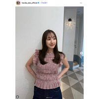 元「ZIP！」リポーター團遥香、美ボディ際立つタイトノースリ姿「スタイル抜群」「ヘルシーで素敵」と反響