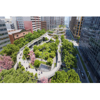 博多駅前の「明治公園」8月7日開園へ 人気ピッツェリア新業態や都市型サウナが九州初上陸