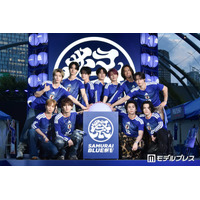 JO1＆INIスペシャルユニット「JI BLUE」渋谷・宮下パーク登場 “SAMURAI BLUE祭”点灯式で日本代表にエール「微力ではありますが…」