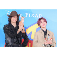 INI池崎理人＆高塚大夢、“トイ・ストーリー風”衣装で登場 プライベートでのディズニー秘話も【トイ・ストーリー５】