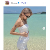 「今日好き」出身・高畑麻優、妊娠発表 海辺でのマタニティショット公開に「タトゥーと白ドレスのコントラストが美しい」の声
