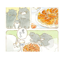うまい！「ニンニク3倍マシマシ餃子」は、ネコも大好物？【深夜３時のくろねこ喫茶 #６】