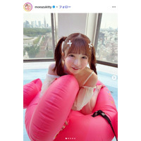 大食い女王・もえのあずき「夏フェス最高」美脚際立つミニスカ姿披露「なんでそんなにスタイルいいの？」「いつ見ても可愛い」の声