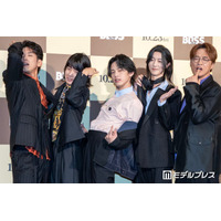 モナキ、シックな黒スーツ姿で登場「テーマは“エロさ”」吹替オファーはバズった当初 おヨネの滑舌は事前確認【BOSS／ボス】
