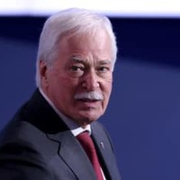 ロシアのボリス・グリズロフ元下院議長＝昨年12月、モスクワ（タス＝共同）