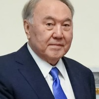 カザフスタンのナザルバエフ前大統領（タス＝共同）