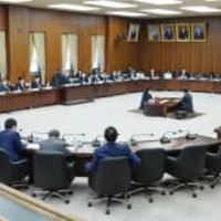 憲法改正の手続きを定める国民投票法を巡り、討議する衆院憲法審査会＝12日午前