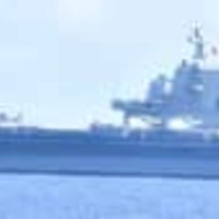 東シナ海へ北上した中国空母「遼寧」＝21日（防衛省統合幕僚監部提供）