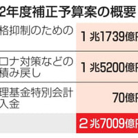 2022年度補正予算案の概要