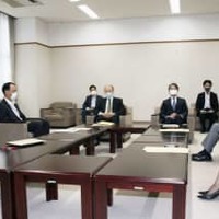 財務省、金融庁、日銀の幹部による情報交換会合＝10日午後、財務省