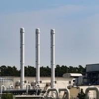 ドイツ側にある天然ガスのパイプライン「ノルドストリーム」の施設＝7月（ロイター＝共同）