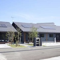 福島県双葉町に完成した町営住宅＝26日午後