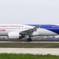 中国初の国産中型ジェット旅客機「C919」（CNS＝共同）