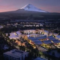 トヨタ自動車が静岡県裾野市で建設を進める実験都市「ウーブン・シティ」のイメージ
