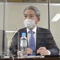 音楽教室からの著作権使用料徴収を巡る最高裁判決を受け、記者会見するヤマハ音楽振興会の大池真人常務理事＝24日午後、東京・霞が関の司法記者クラブ