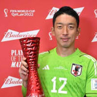 W杯ドイツ戦MVPの権田修一、「日本代表2位」の記録だった