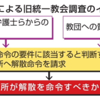 文化庁による旧統一教会調査のイメージ