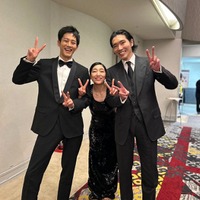 松坂桃李、安藤サクラ、柄本佑／安藤サクラTwitterより