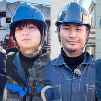 （左から）田中道子、伊野尾慧、魔裟斗、千賀健永（C）NHK