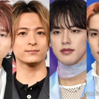 花村想太、和田颯、河野純喜、川西拓実（C）モデルプレス