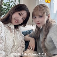 舟山久美子、益若つばさ／舟山久美子Instagramストーリーズより