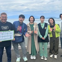 （左から）伊達みきお、富澤たけし、羽田美智子、深川麻衣、友近、二階堂高嗣（C）テレビ朝日