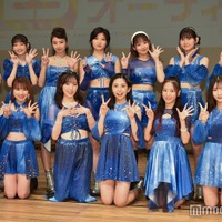 （後列左から）生田衣梨奈、山崎愛生、牧野真莉愛、加賀楓、野中美希、岡村ほまれ、羽賀朱音（前列左から）横山玲奈、石田亜佑美、譜久村聖、櫻井梨央、小田さくら、北川莉央／モーニング娘。’22（C）モデルプレス